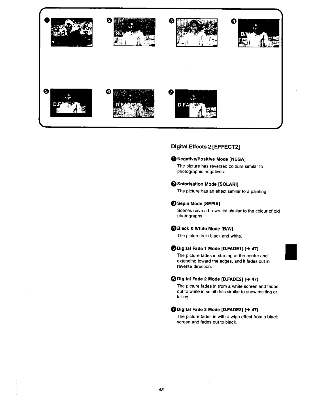 Panasonic NV VX 27 manual 