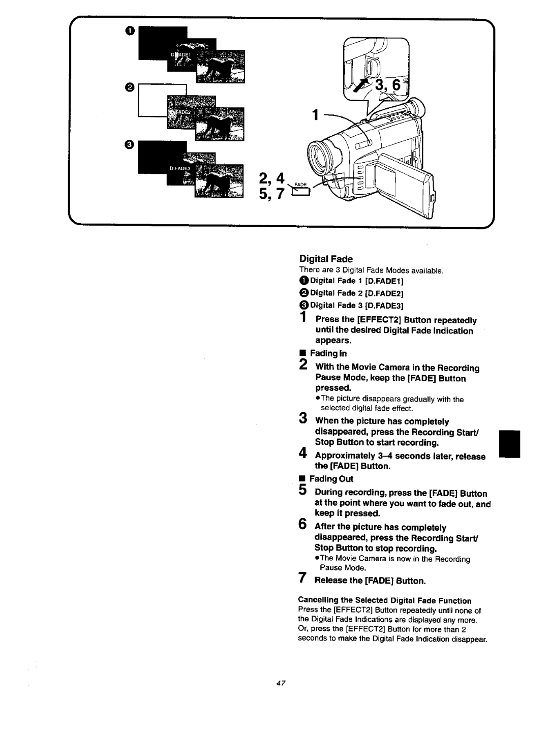 Panasonic NV VX 27 manual 