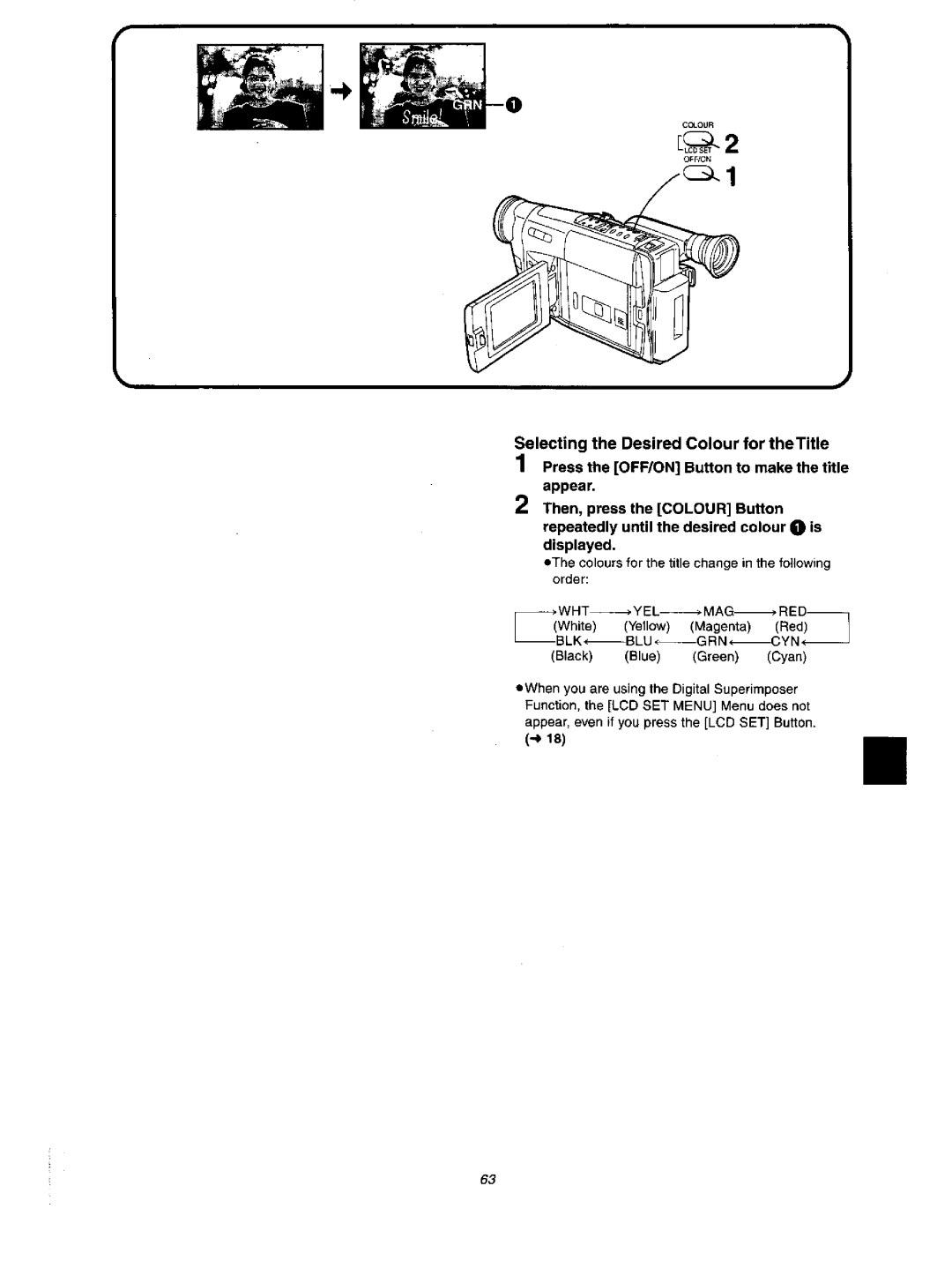 Panasonic NV VX 27 manual 