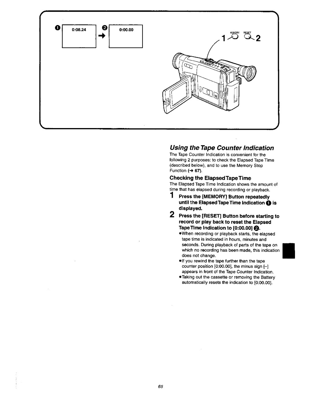 Panasonic NV VX 27 manual 