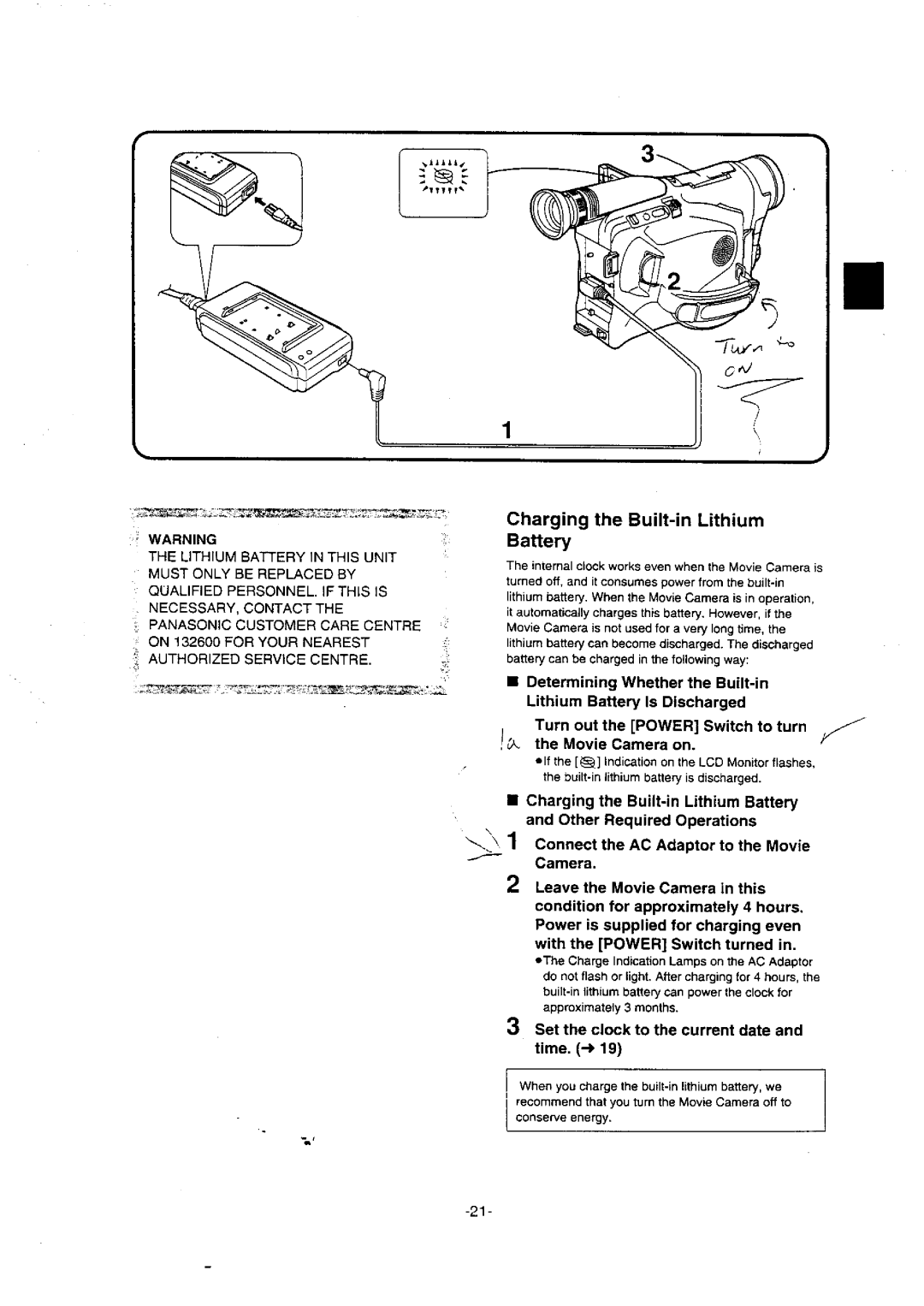 Panasonic NV-VX10A manual 