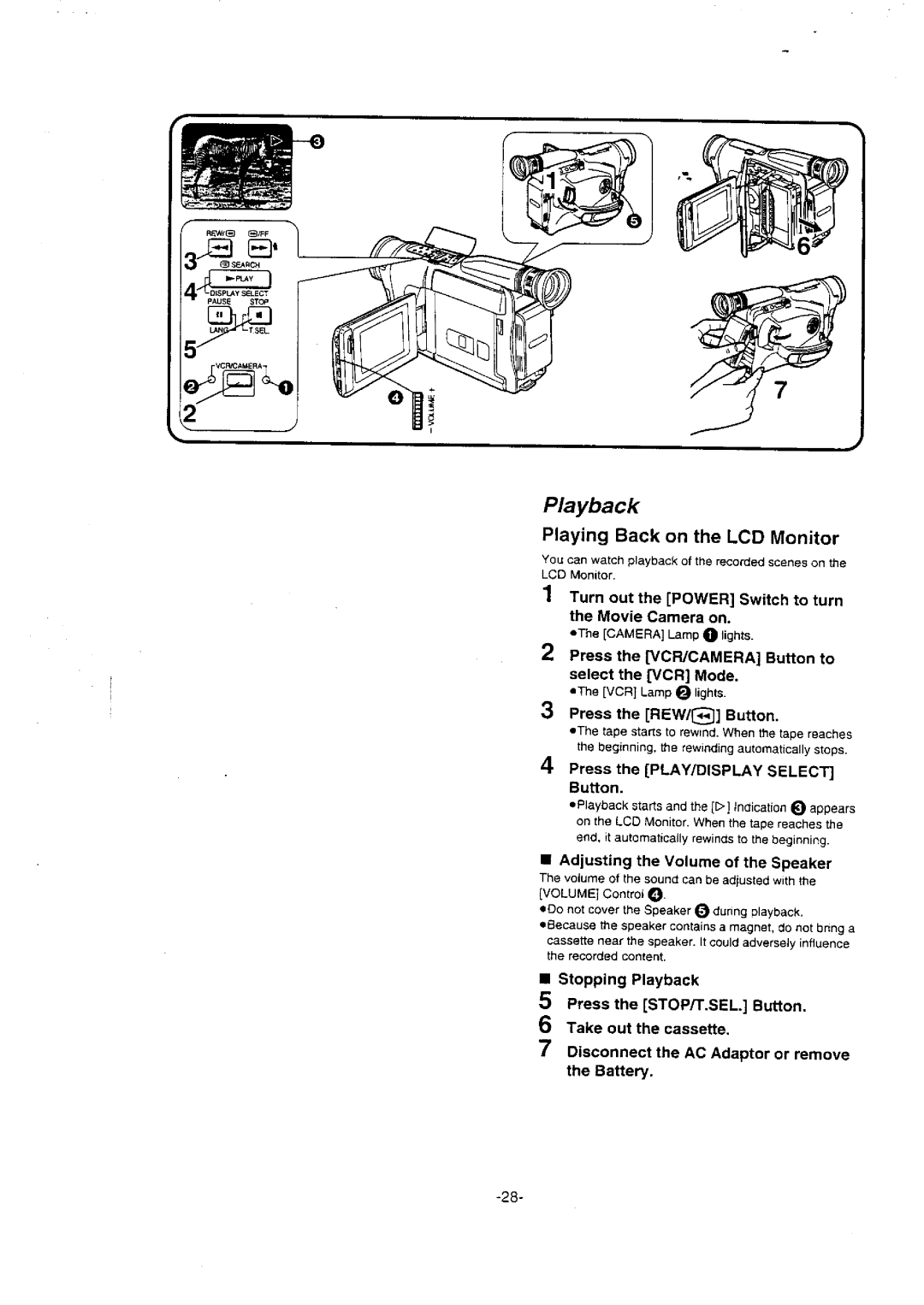 Panasonic NV-VX10A manual 