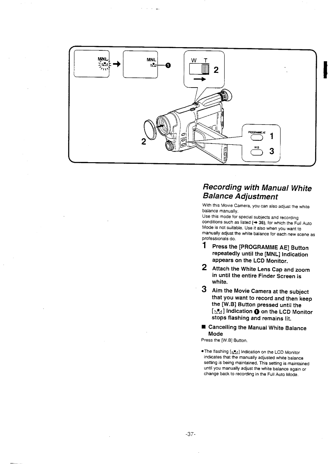 Panasonic NV-VX10A manual 