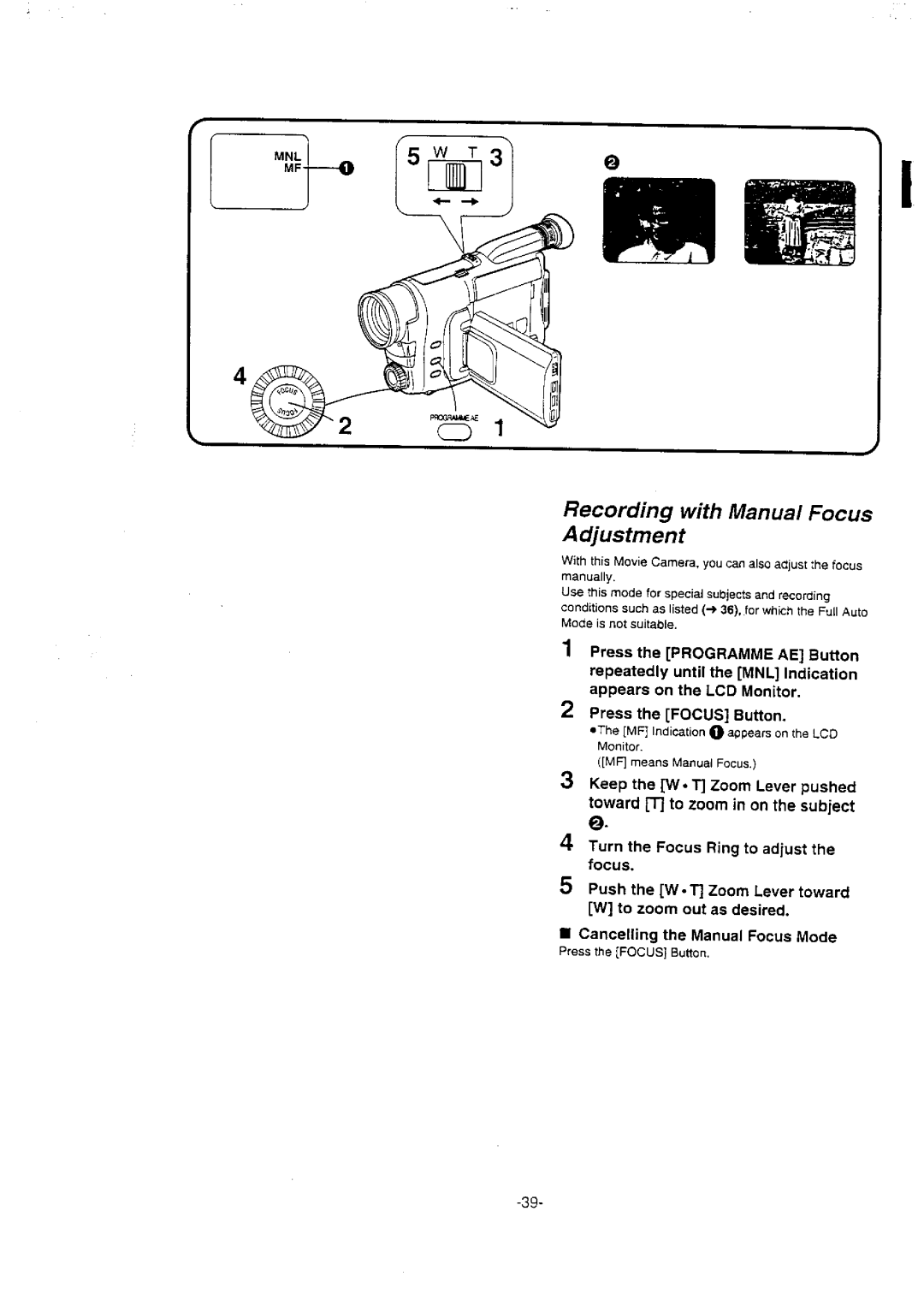 Panasonic NV-VX10A manual 