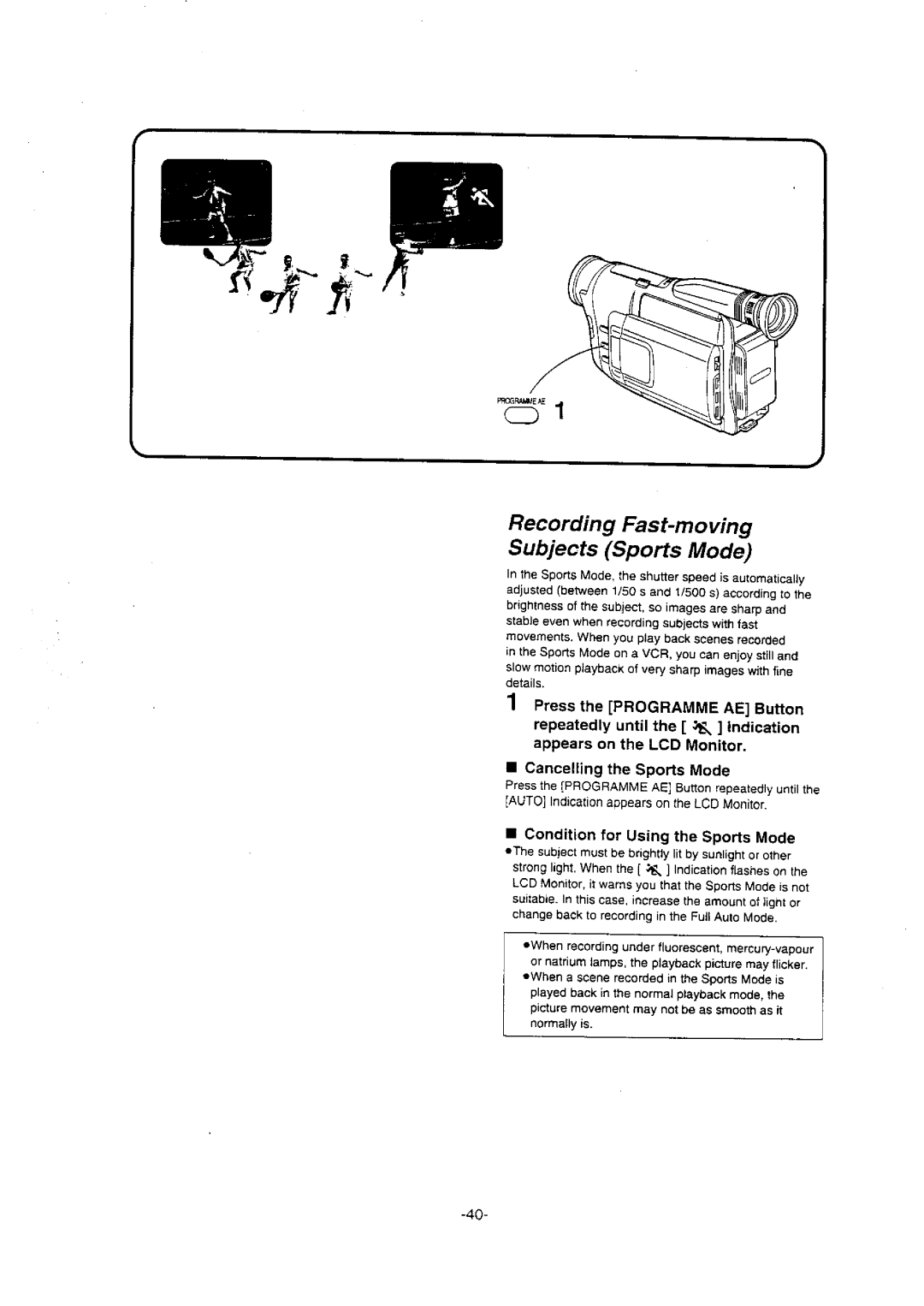 Panasonic NV-VX10A manual 