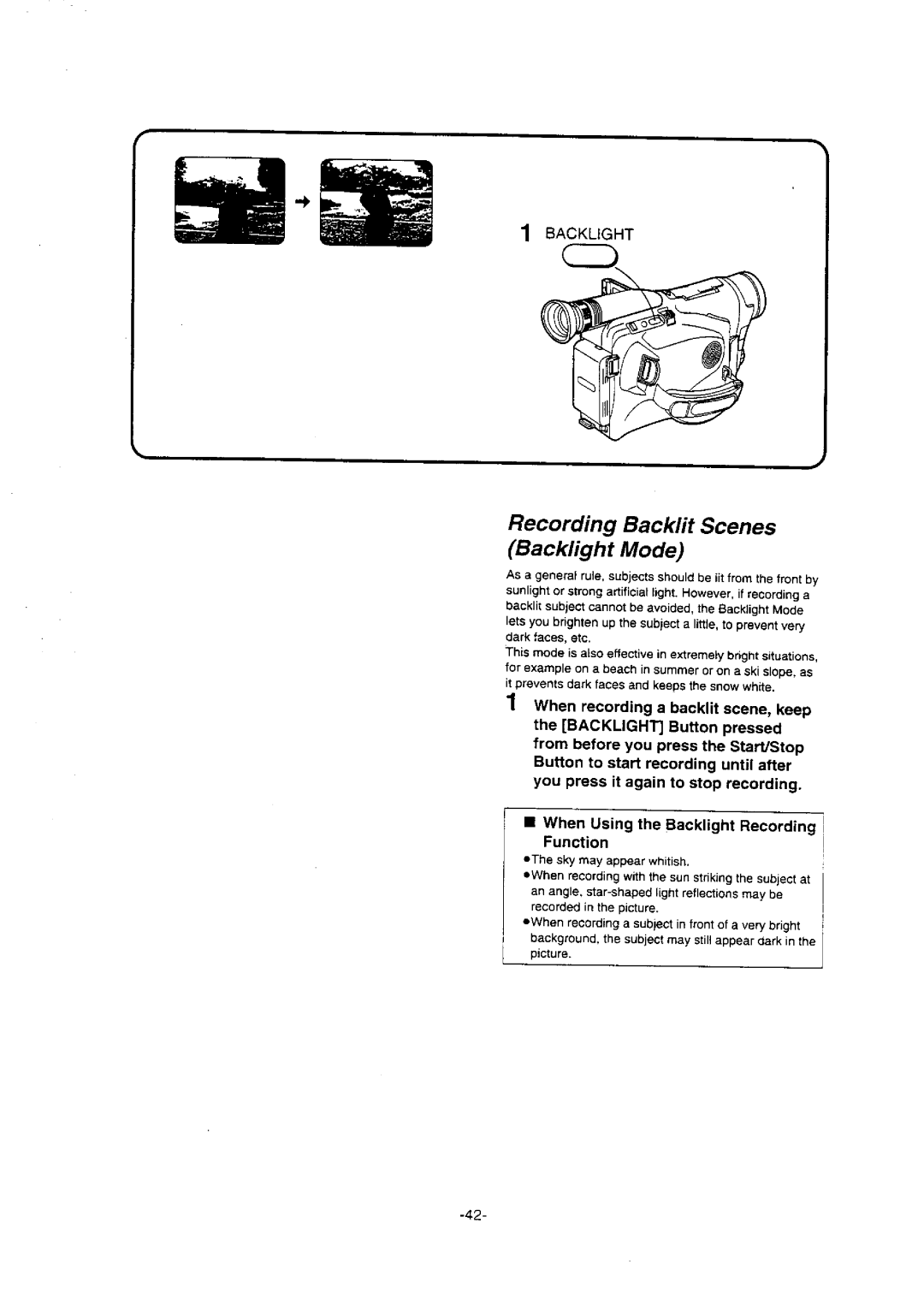 Panasonic NV-VX10A manual 