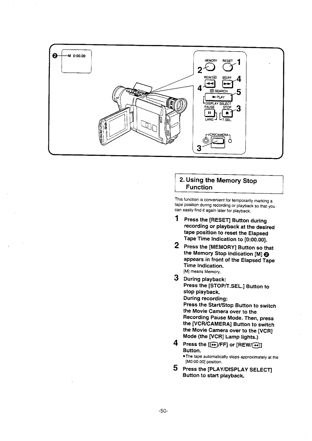 Panasonic NV-VX10A manual 