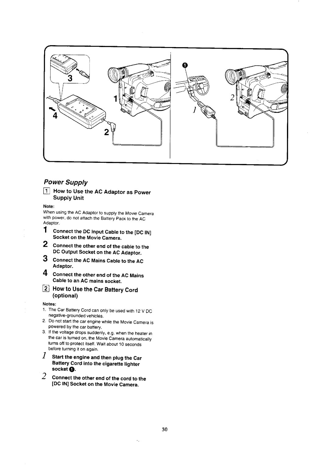 Panasonic NV-VX5A, NV-VX1A, NV-VX3, NV-VX7 manual 