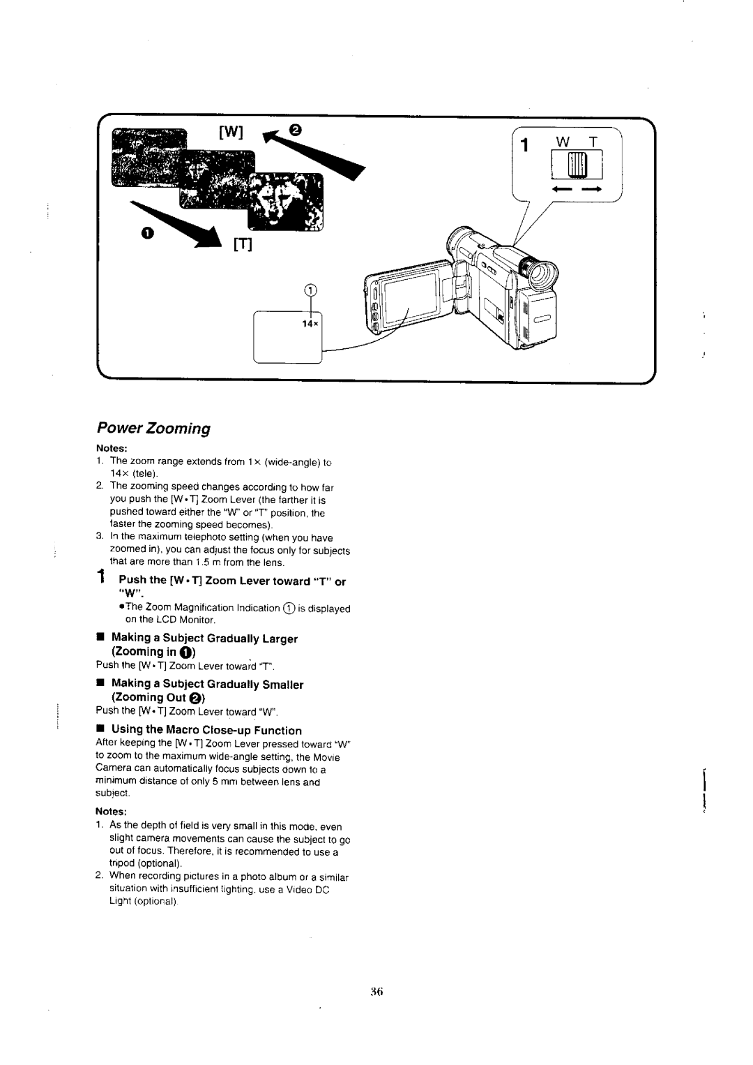 Panasonic NV-VX1A, NV-VX3, NV-VX5A, NV-VX7 manual 