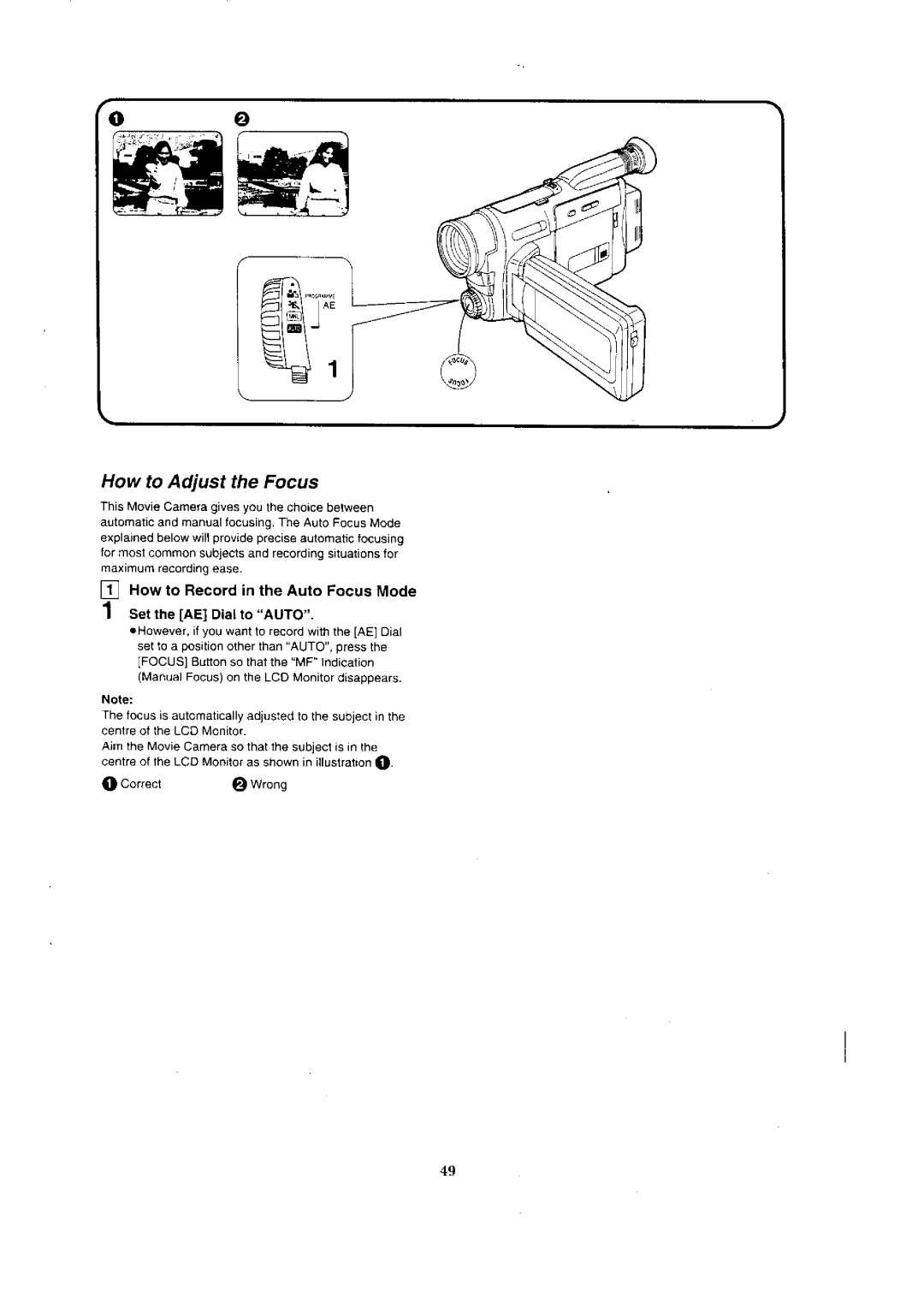 Panasonic NV-VX3, NV-VX1A, NV-VX5A, NV-VX7 manual 