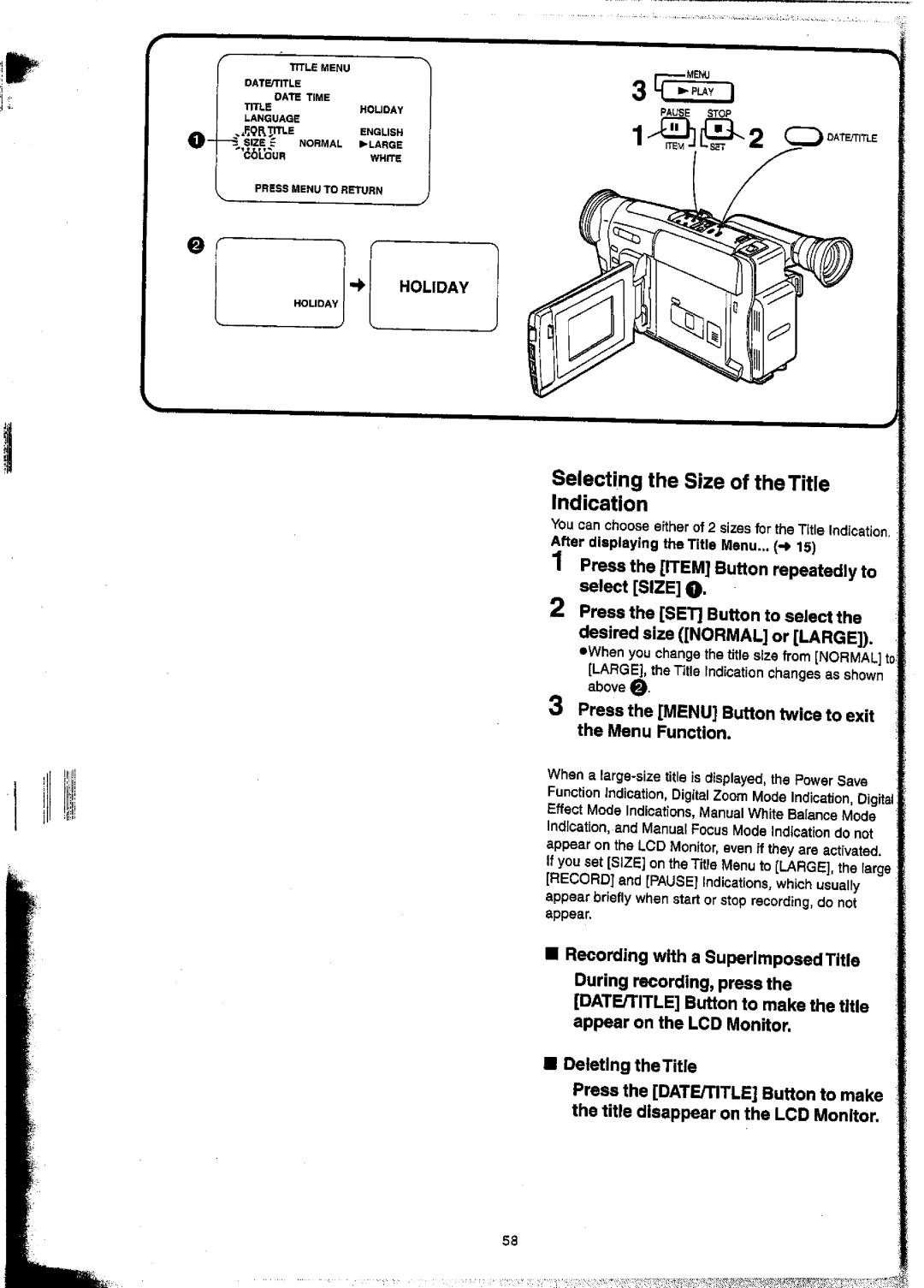 Panasonic NV-VX22A manual 