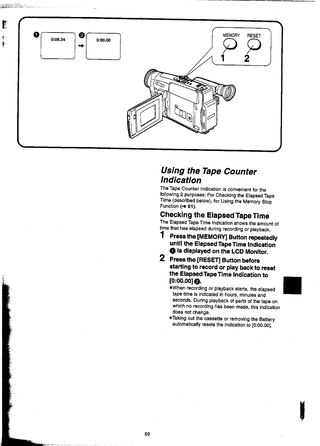 Panasonic NV-VX22A manual 