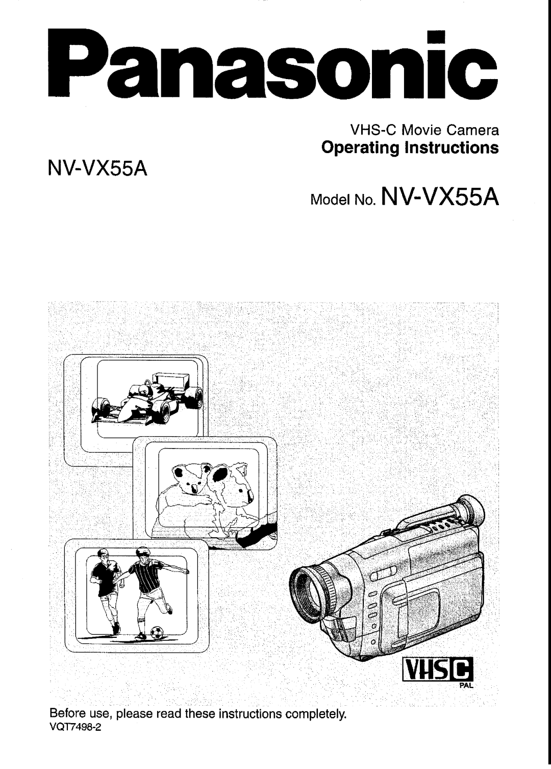 Panasonic NV-VX55A manual 