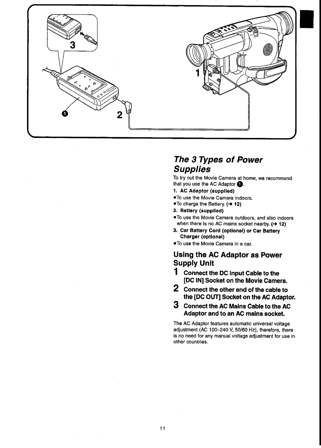 Panasonic NV-VX55A manual 