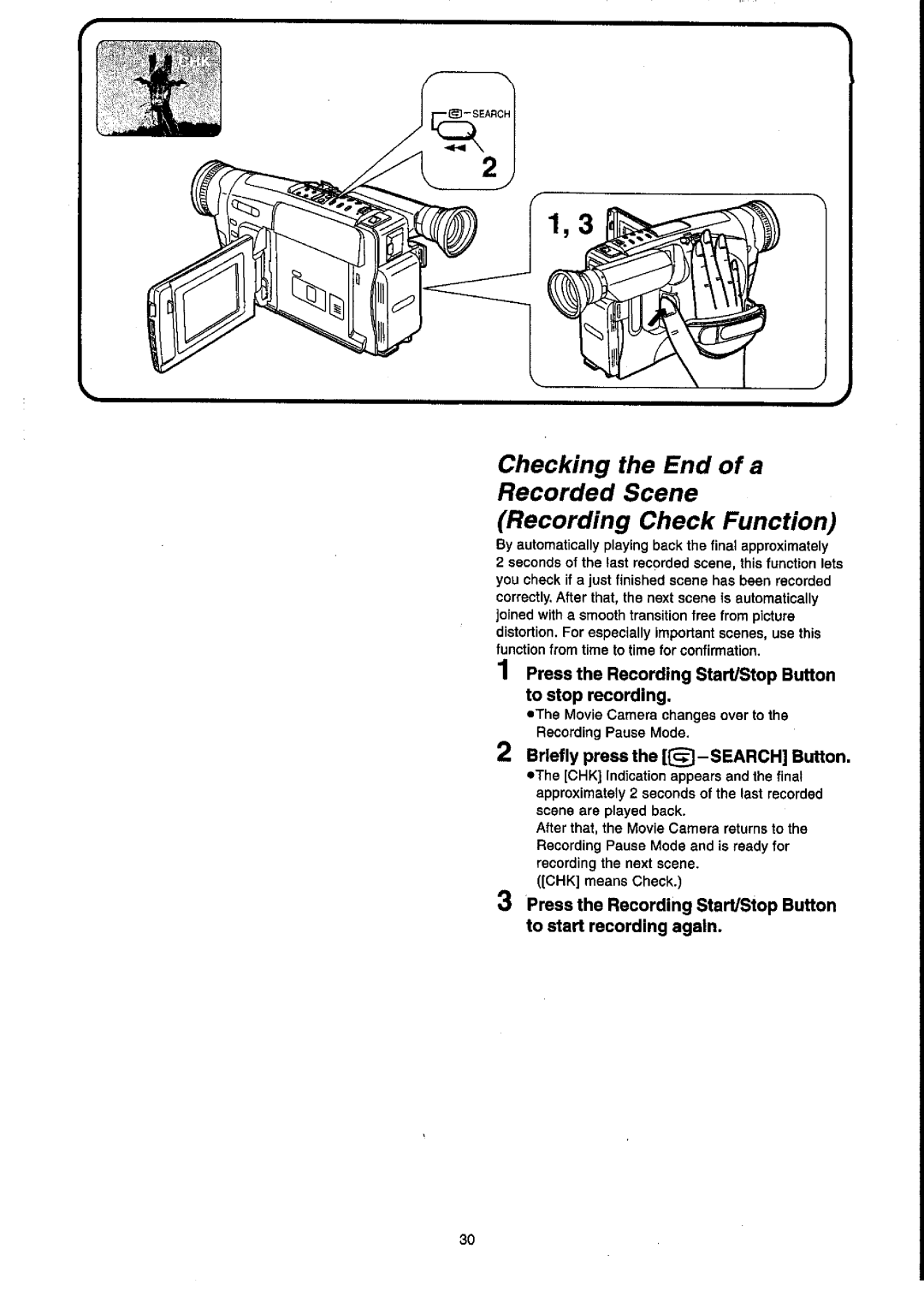 Panasonic NV-VX55A manual 