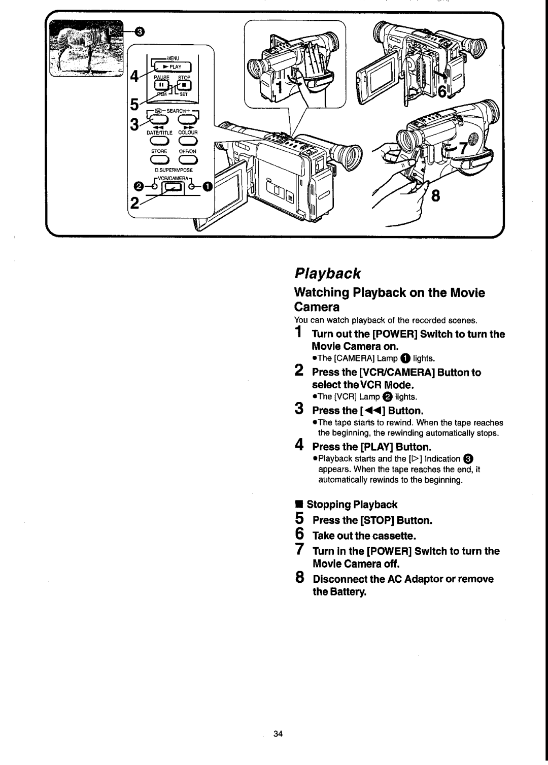 Panasonic NV-VX55A manual 