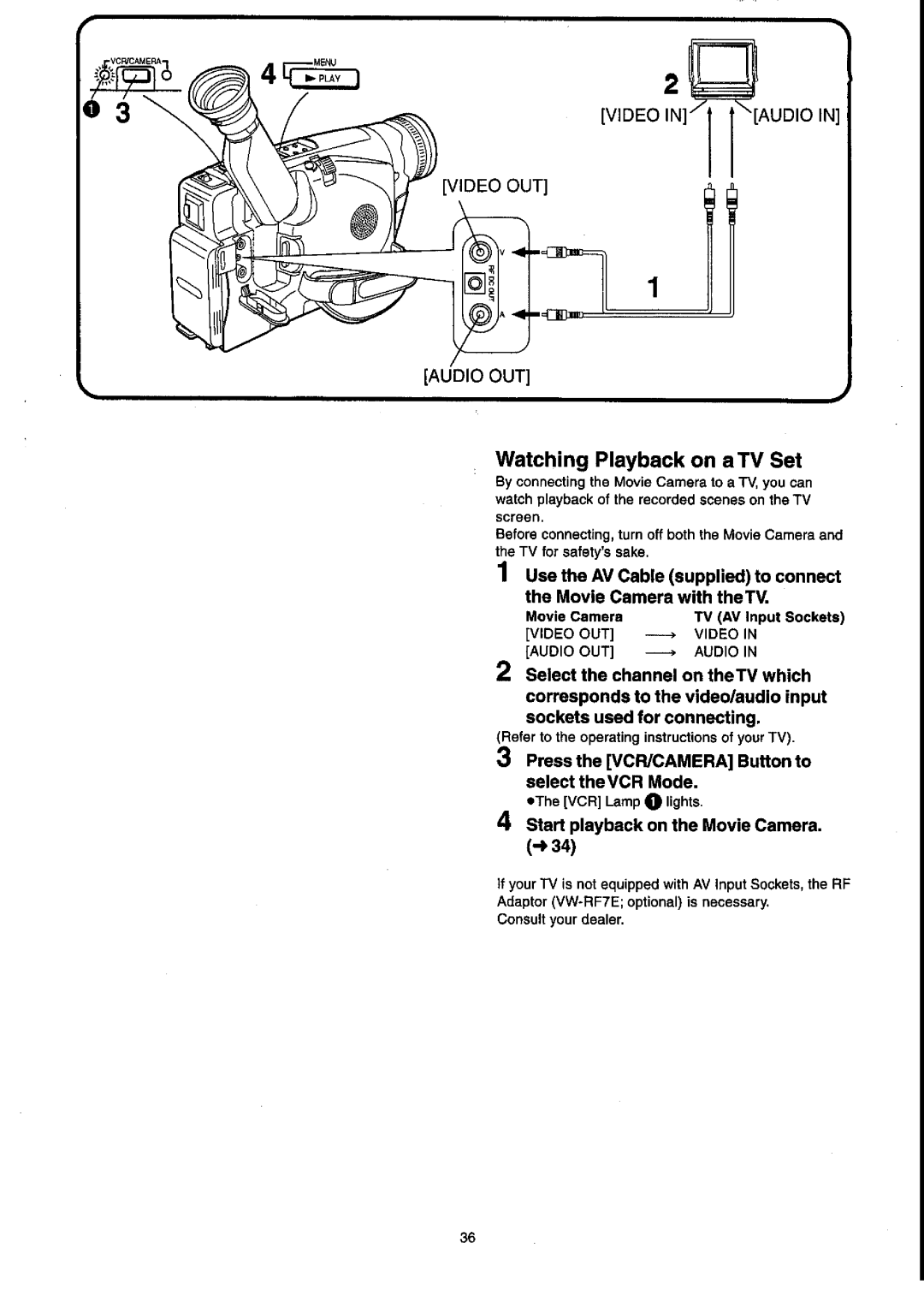 Panasonic NV-VX55A manual 