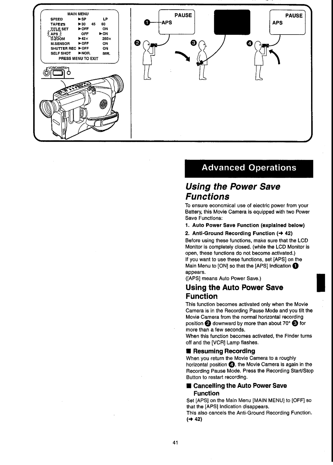 Panasonic NV-VX55A manual 