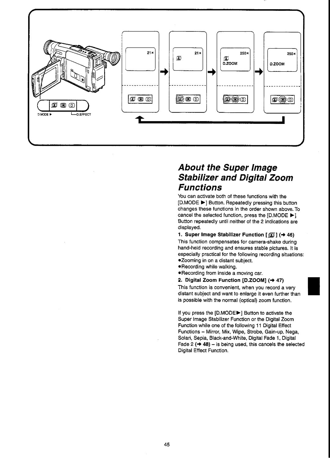 Panasonic NV-VX55A manual 