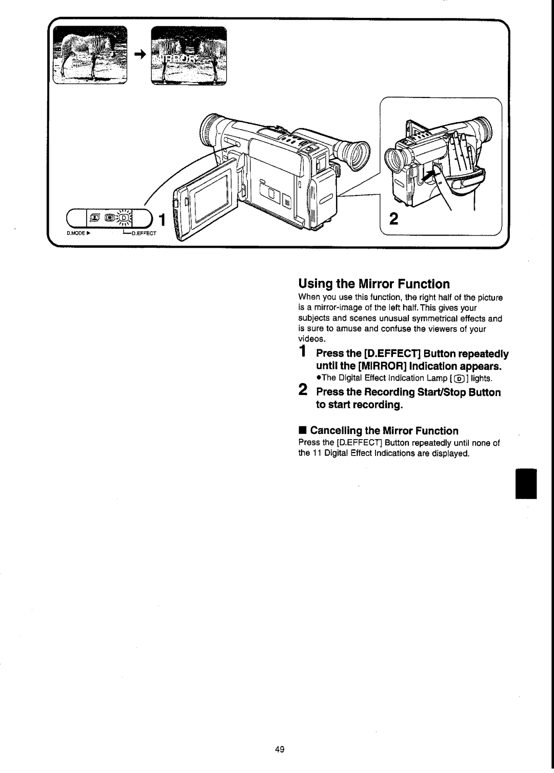 Panasonic NV-VX55A manual 