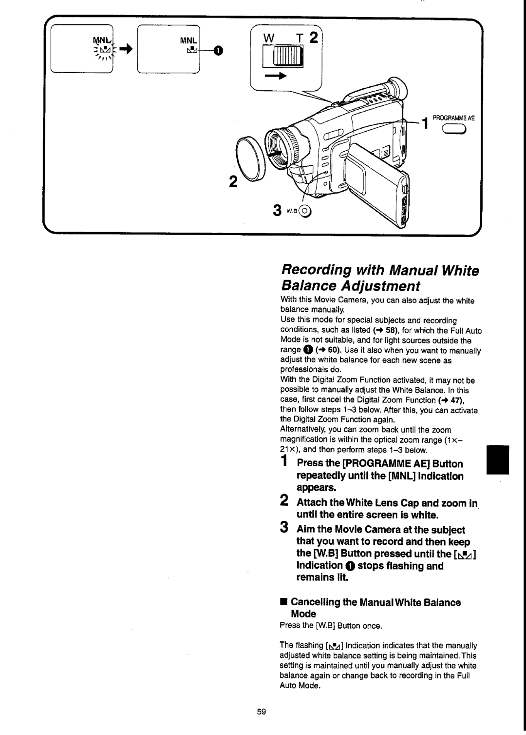 Panasonic NV-VX55A manual 