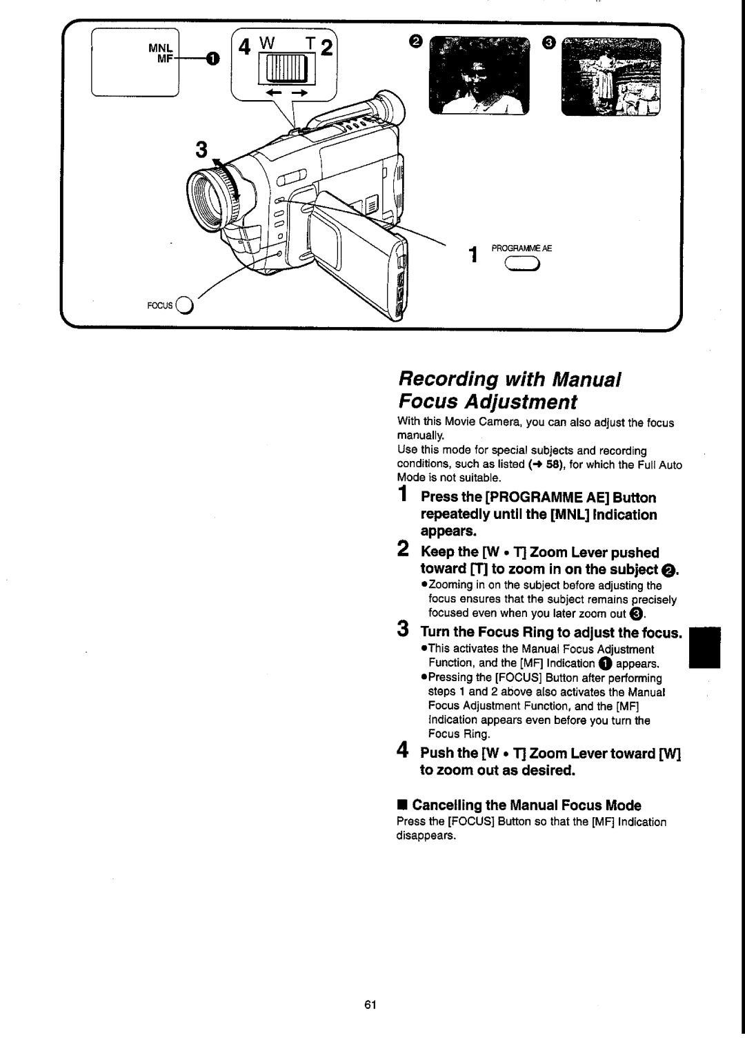 Panasonic NV-VX55A manual 