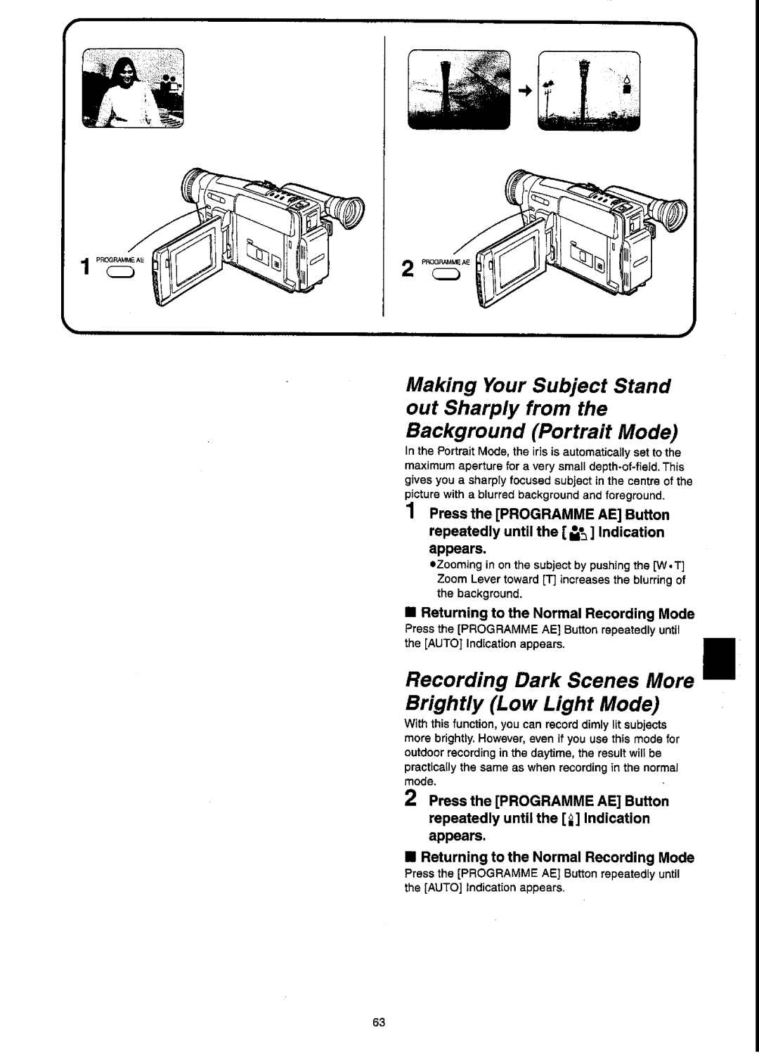 Panasonic NV-VX55A manual 