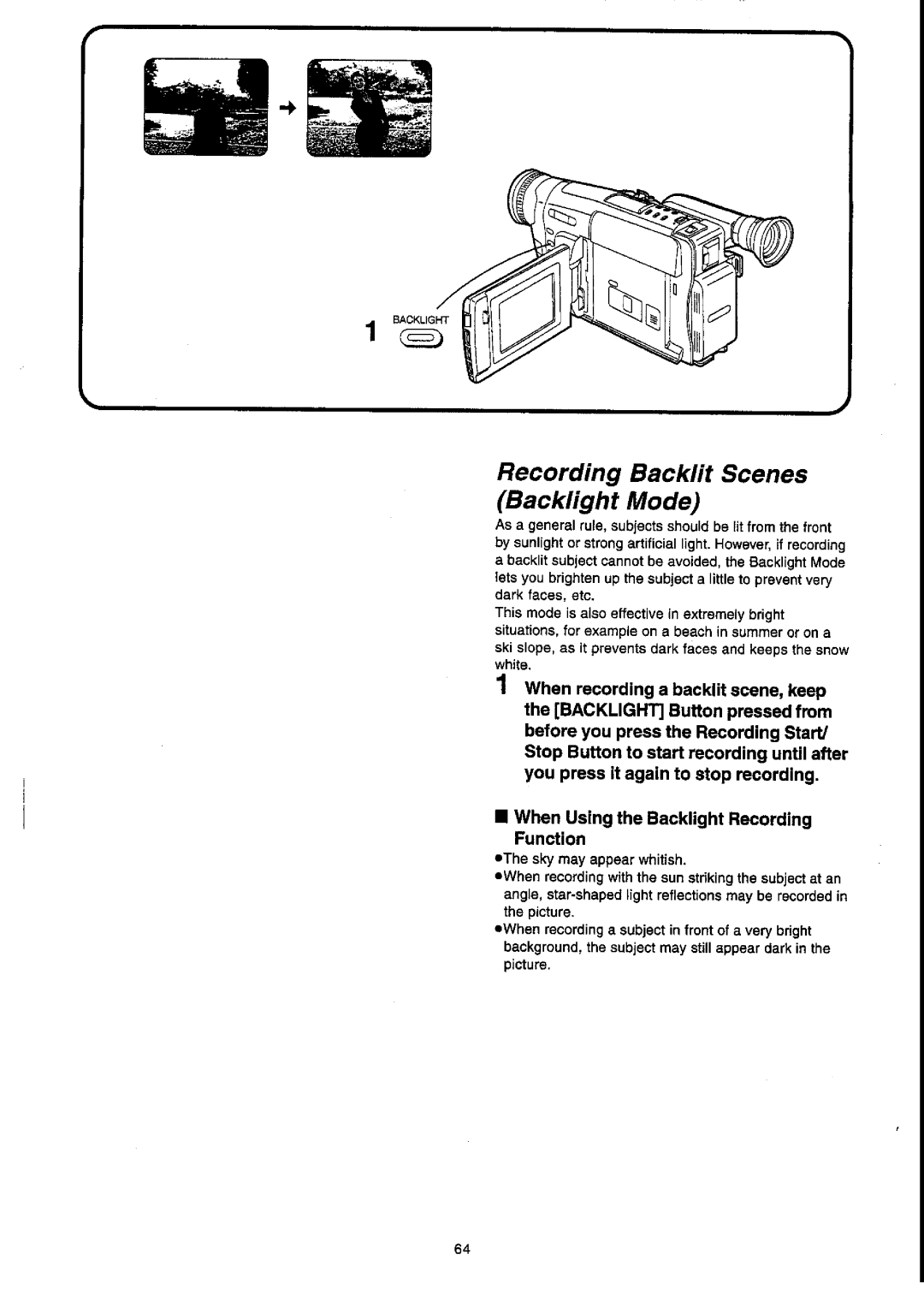 Panasonic NV-VX55A manual 