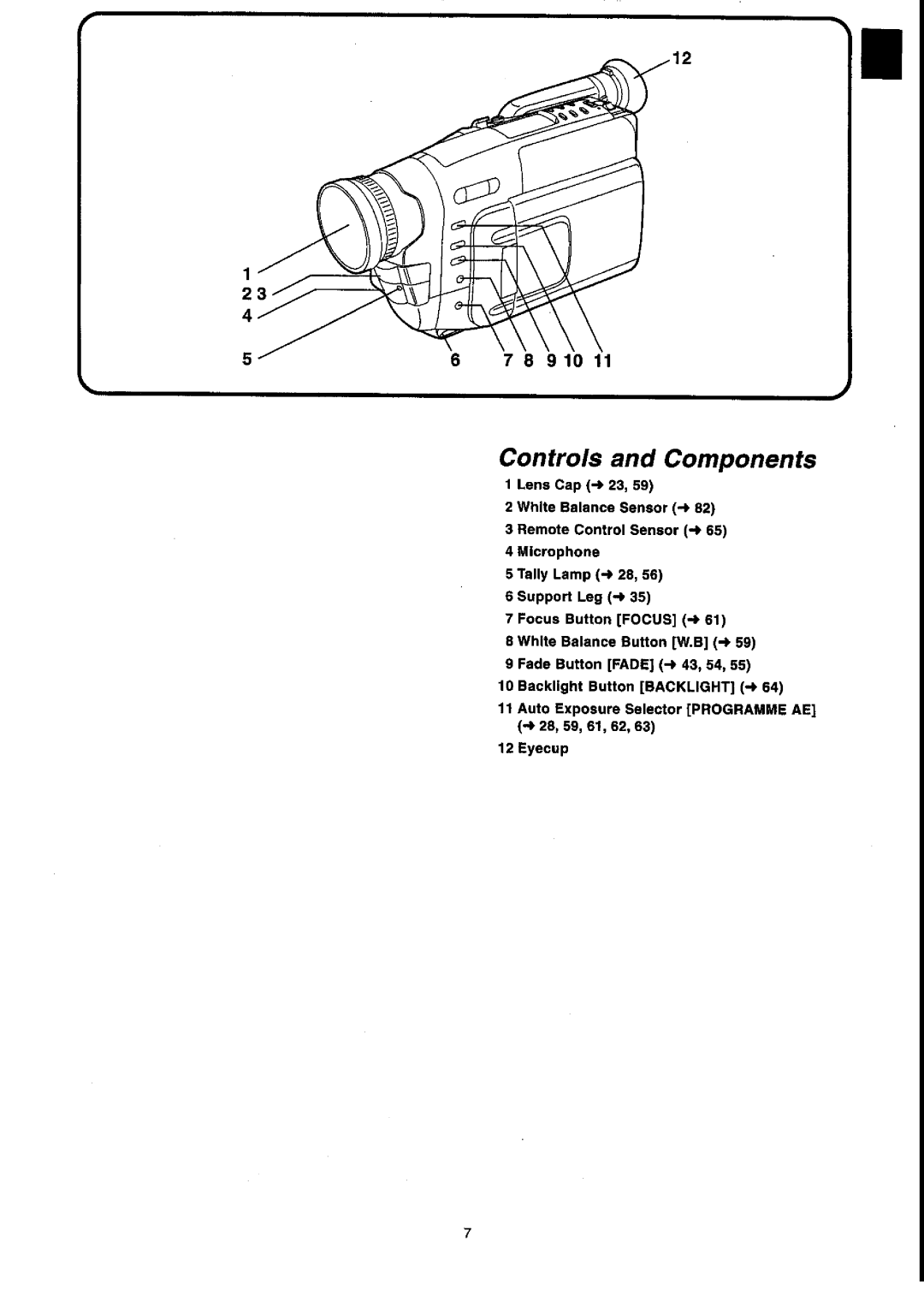 Panasonic NV-VX55A manual 