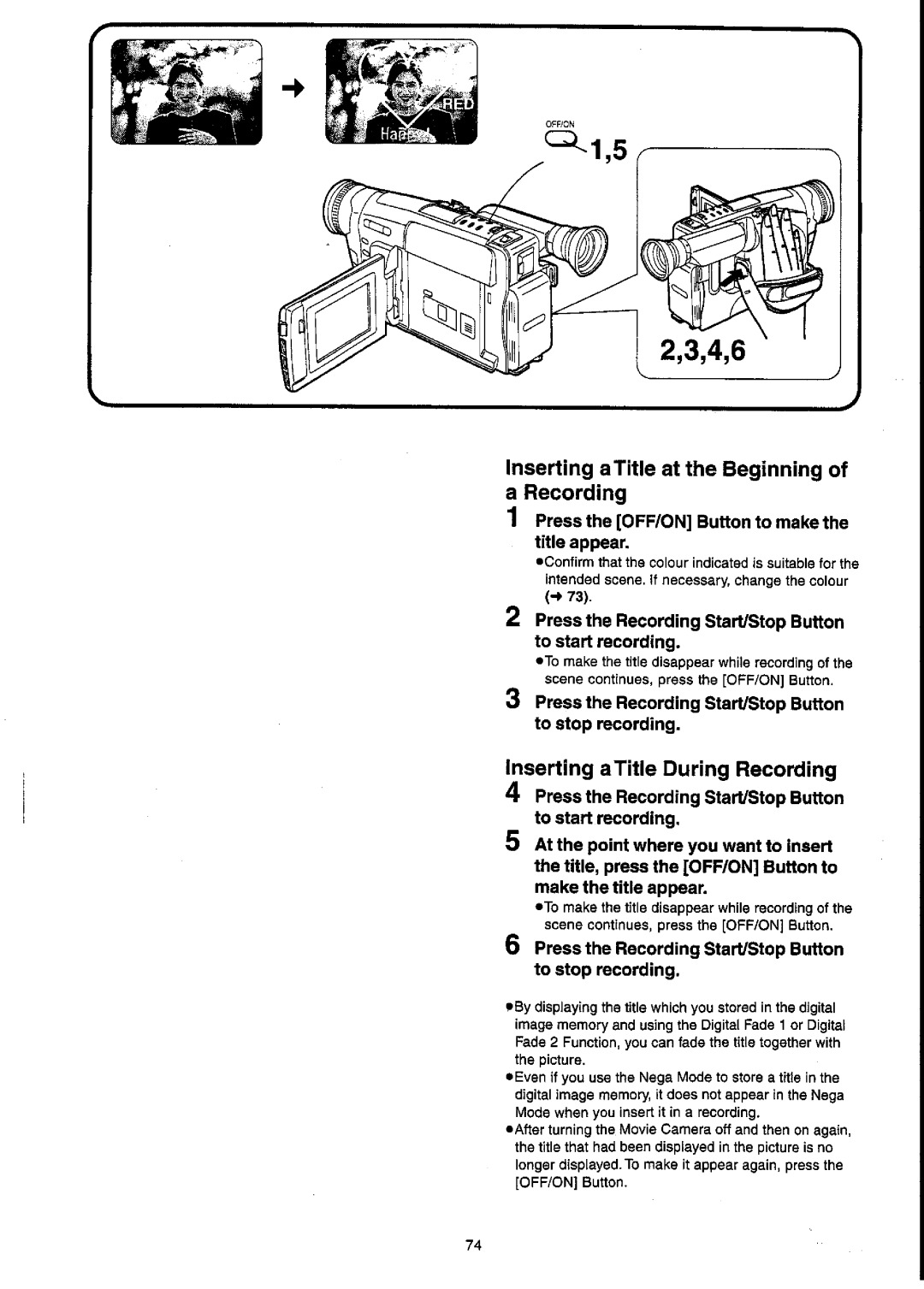 Panasonic NV-VX55A manual 