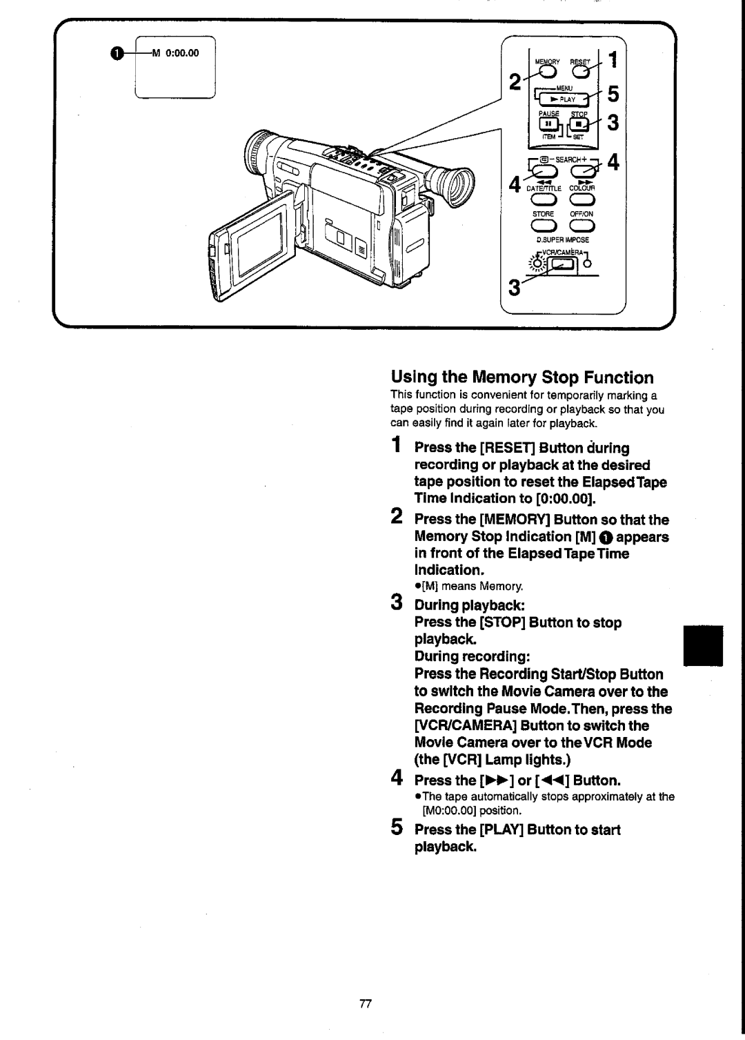 Panasonic NV-VX55A manual 