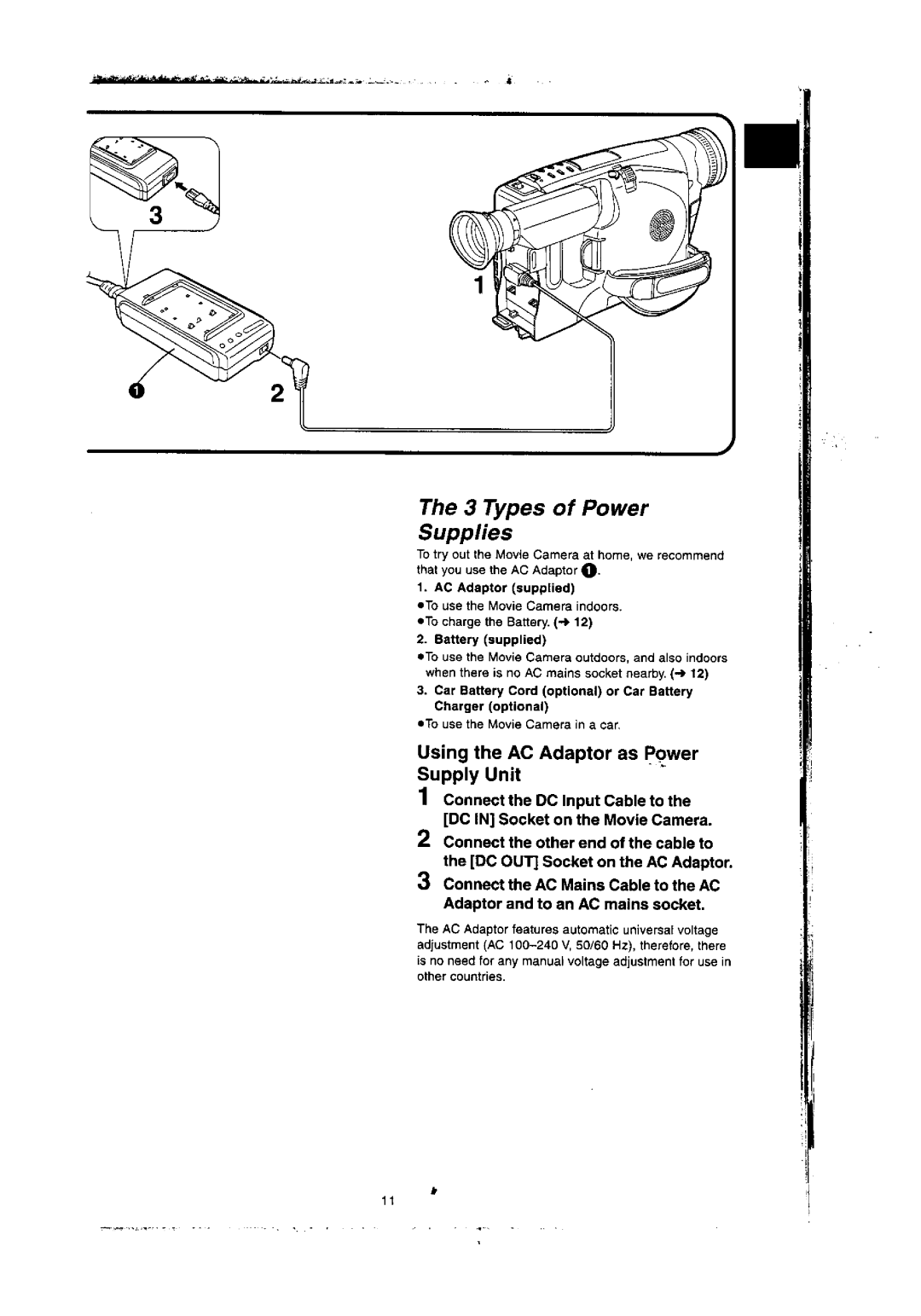 Panasonic NV-VX77A manual 