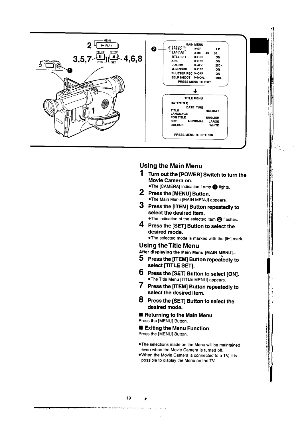 Panasonic NV-VX77A manual 