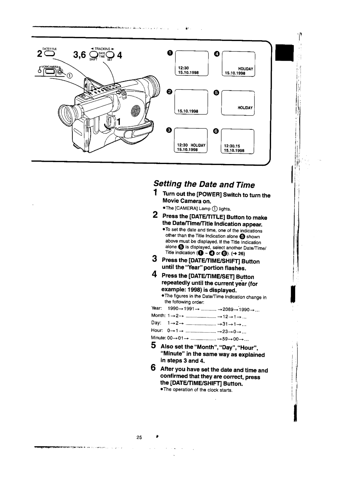 Panasonic NV-VX77A manual 