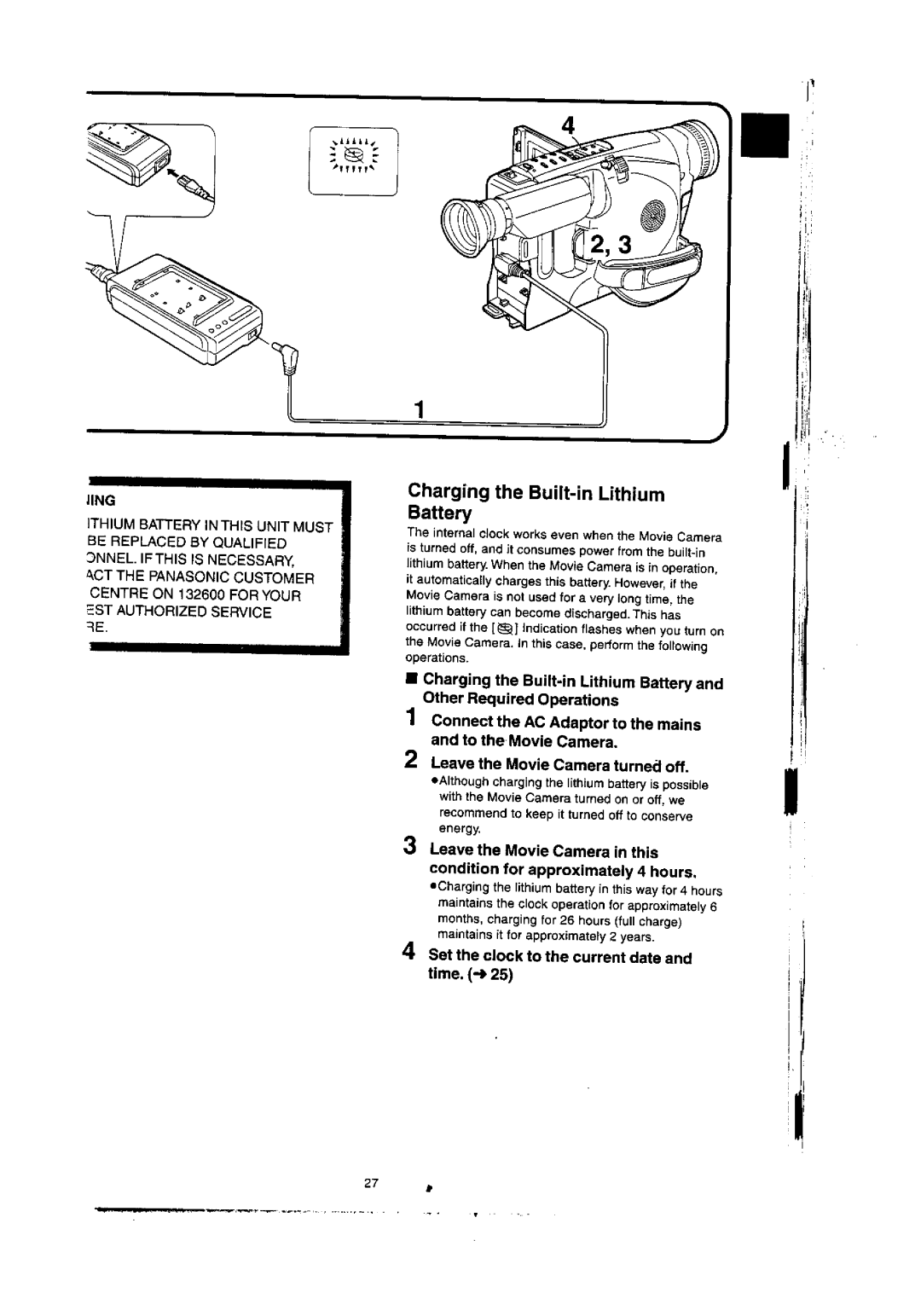 Panasonic NV-VX77A manual 