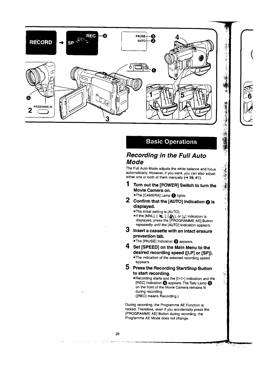 Panasonic NV-VX77A manual 