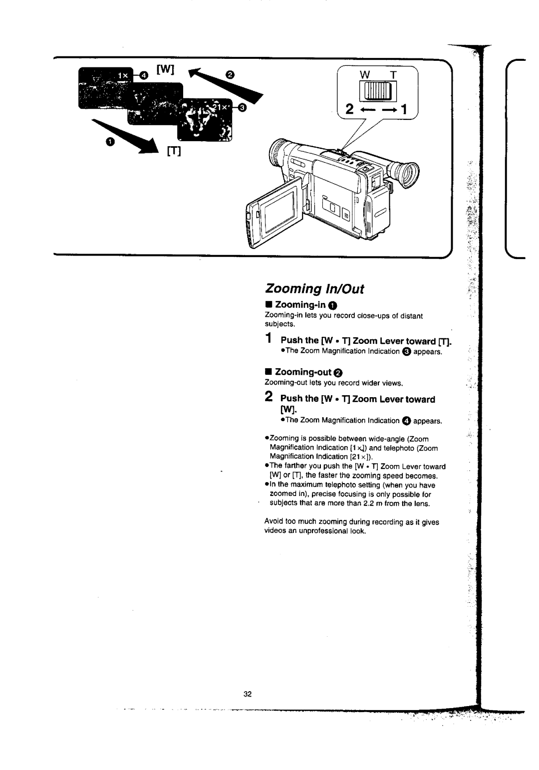 Panasonic NV-VX77A manual 