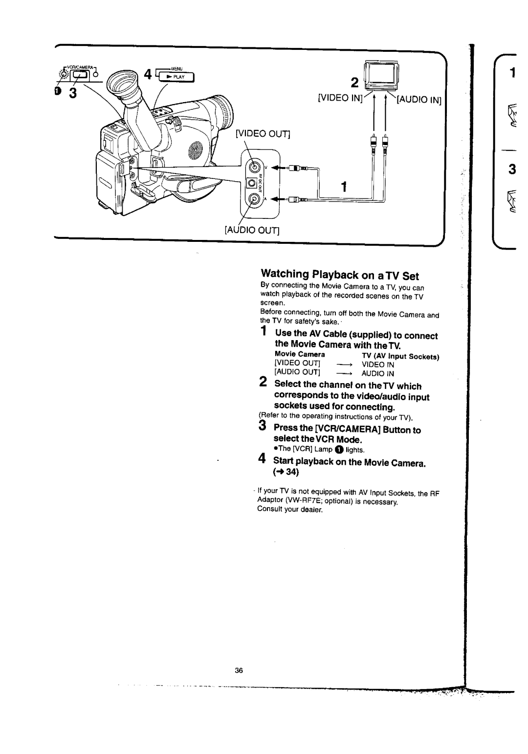 Panasonic NV-VX77A manual 