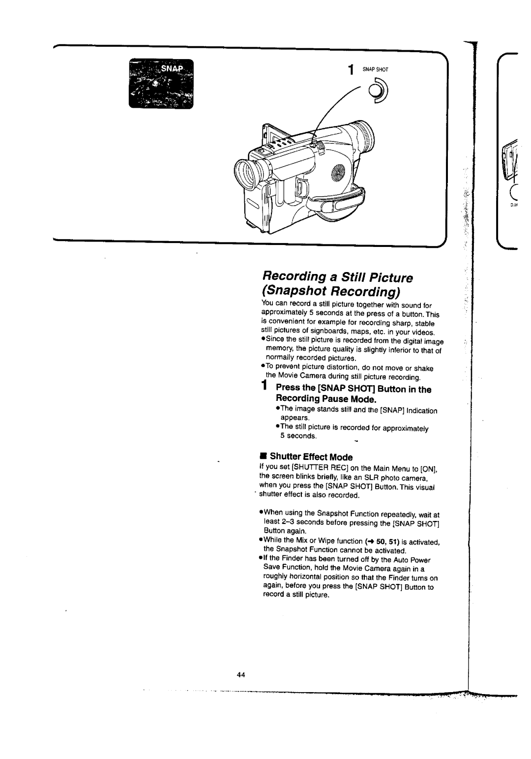 Panasonic NV-VX77A manual 