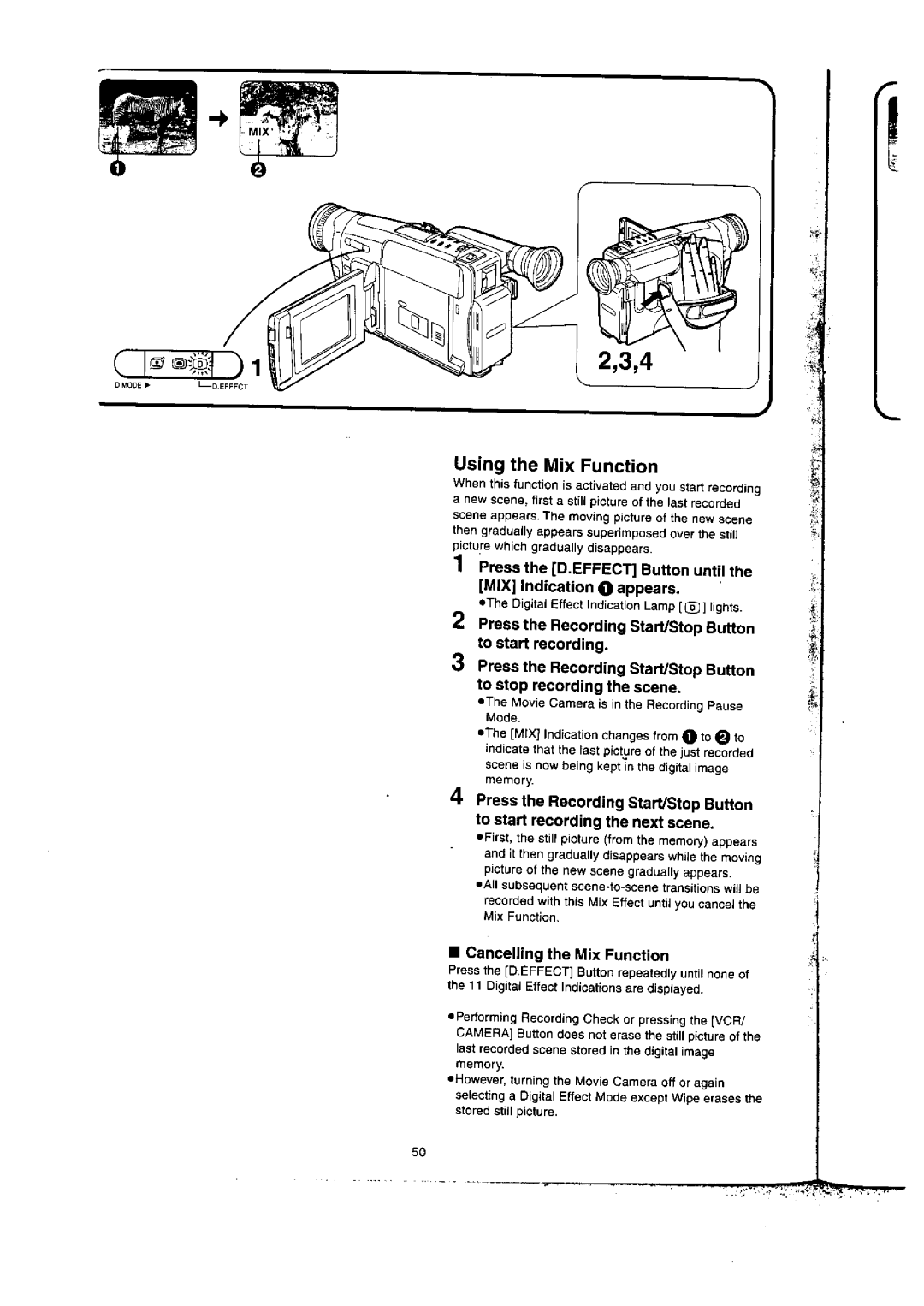 Panasonic NV-VX77A manual 