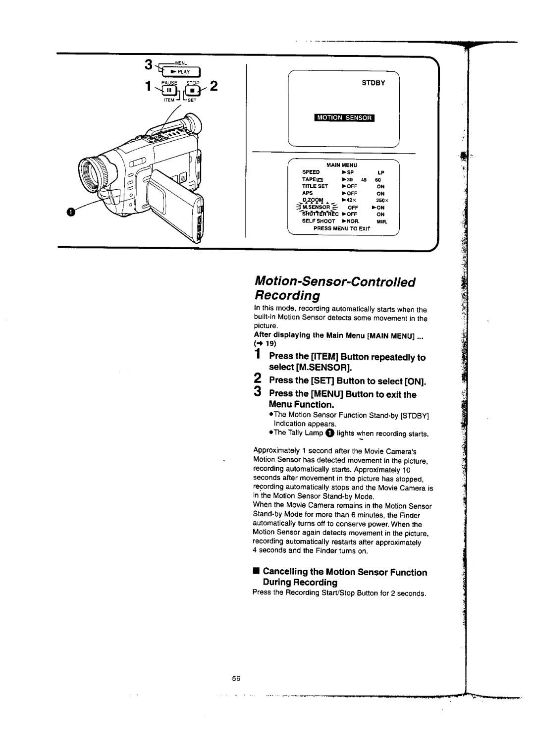 Panasonic NV-VX77A manual 