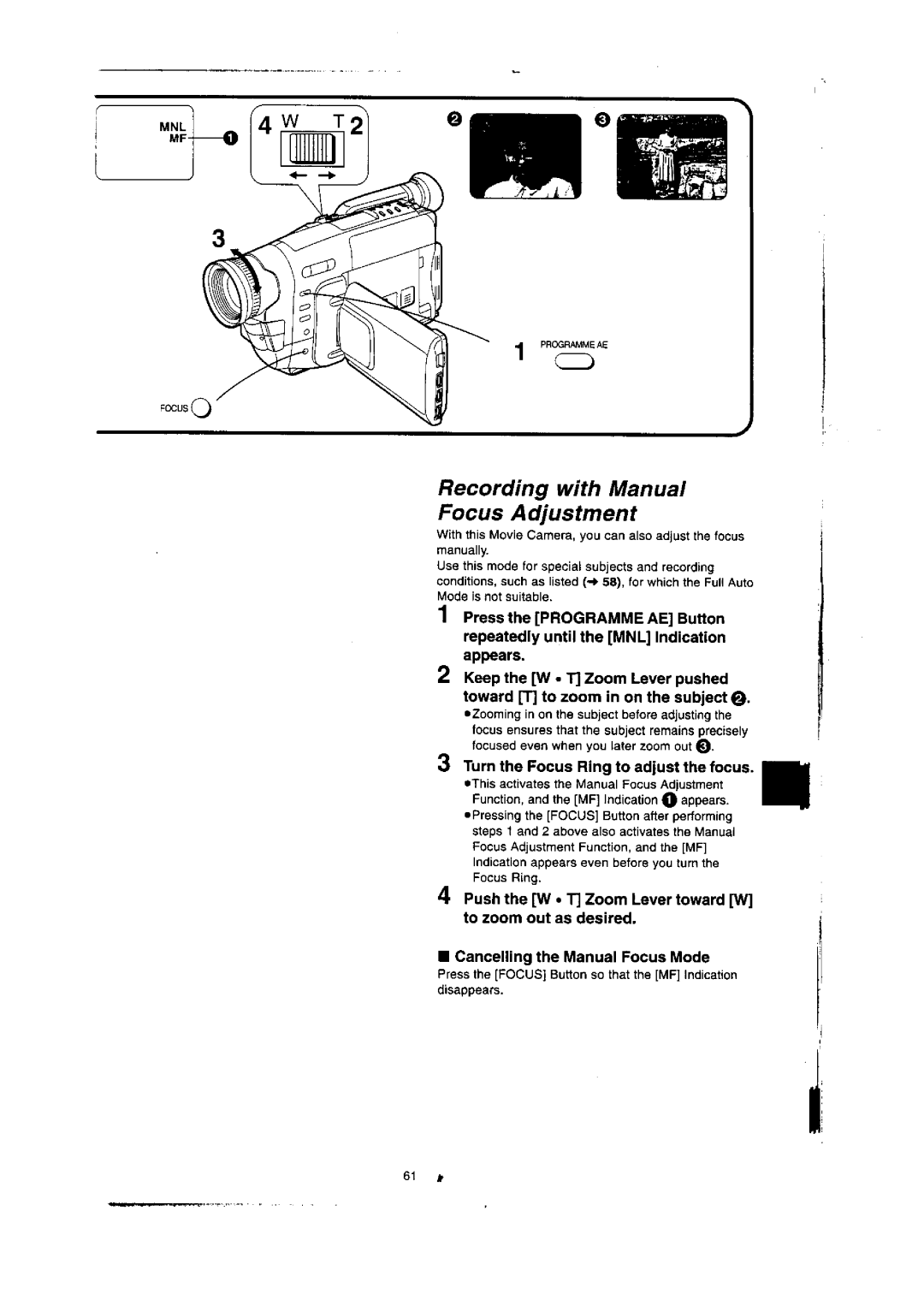 Panasonic NV-VX77A manual 