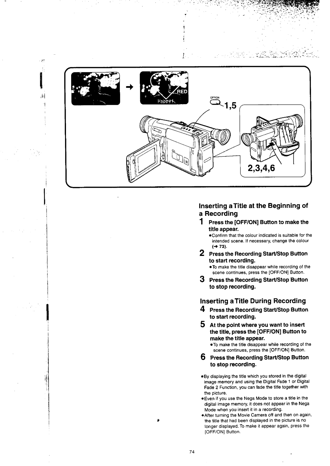 Panasonic NV-VX77A manual 