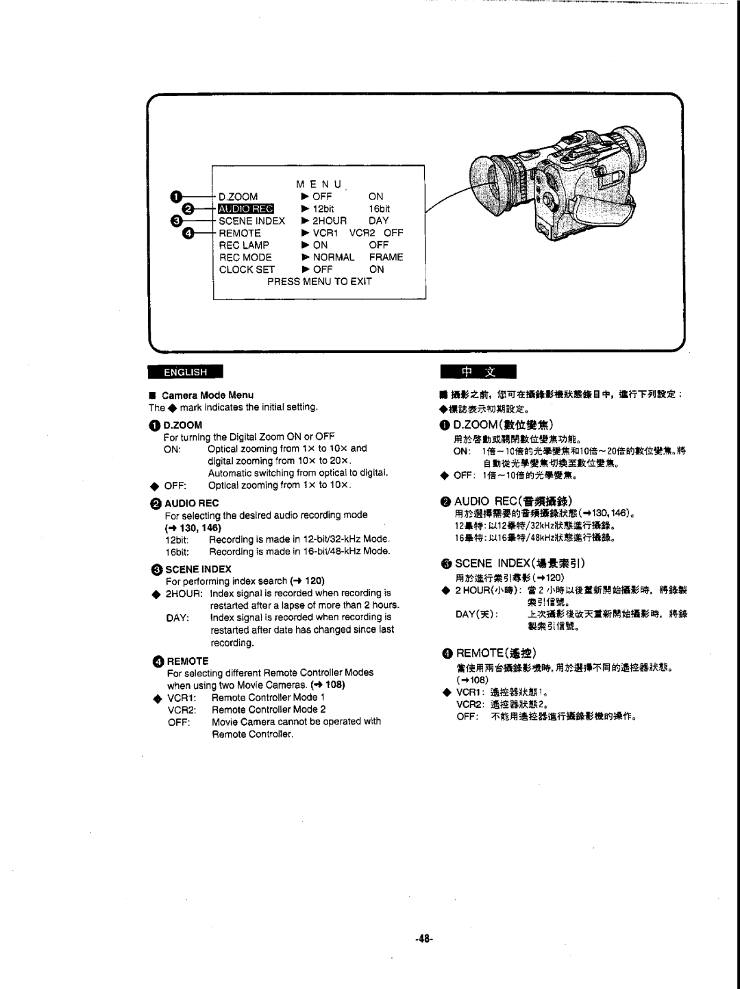 Panasonic NVDX1EN manual 