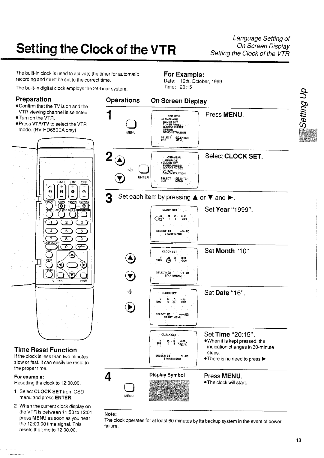 Panasonic NVHD650 manual 