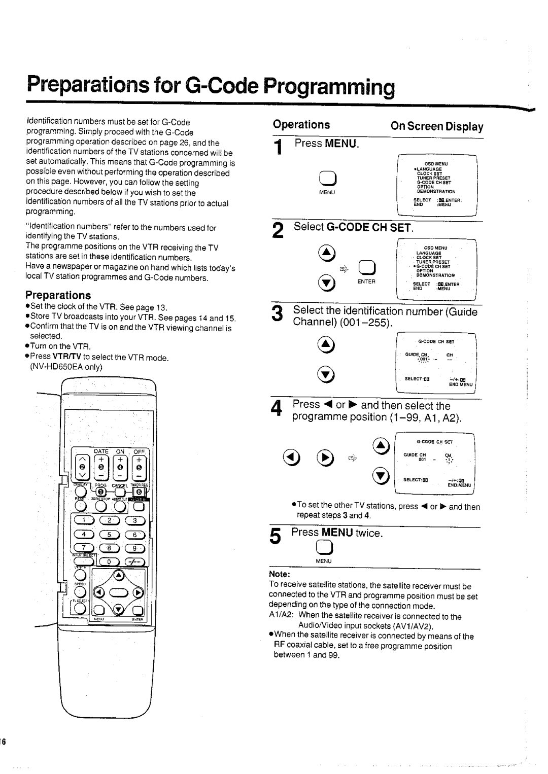 Panasonic NVHD650 manual 