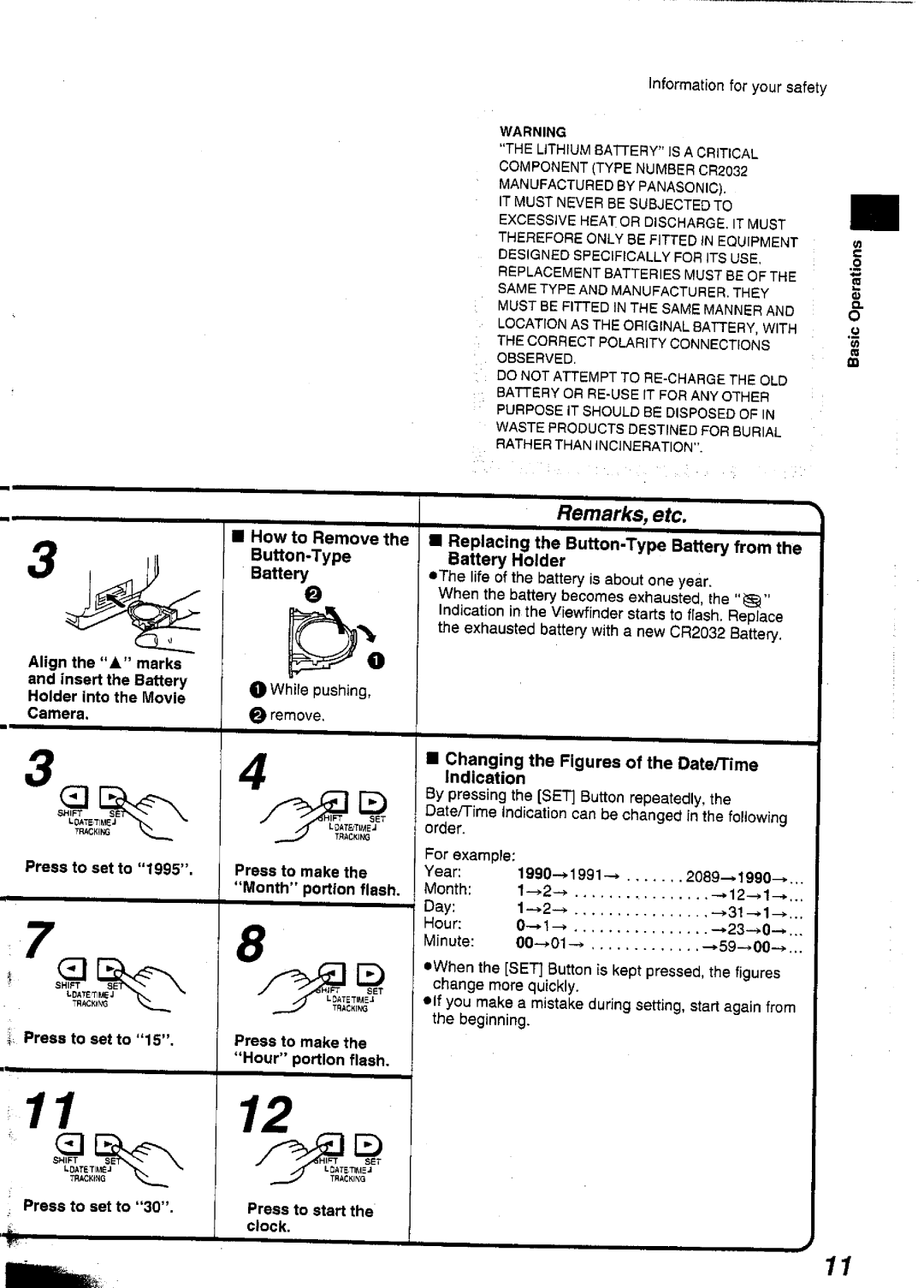 Panasonic NVS90A manual 