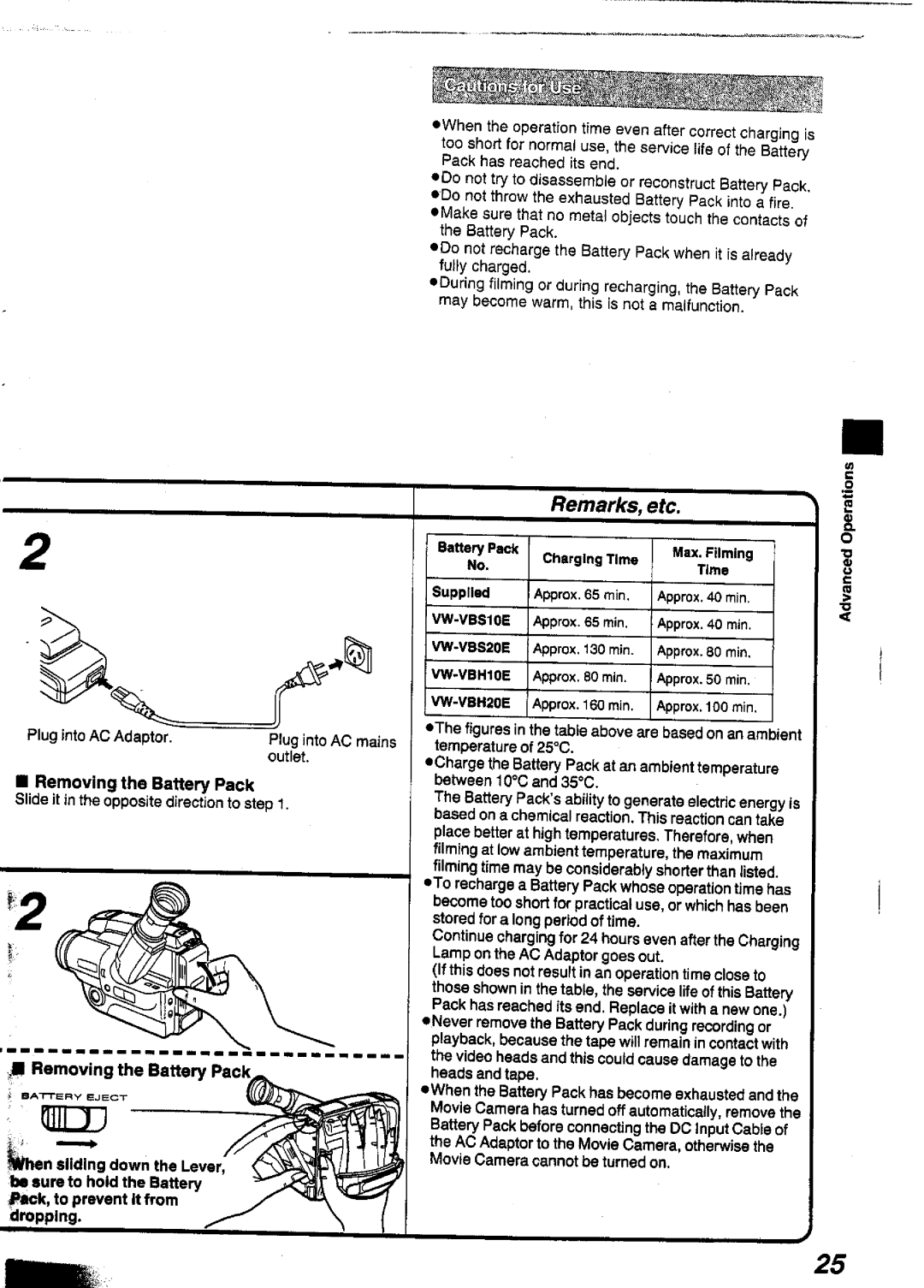 Panasonic NVS90A manual 