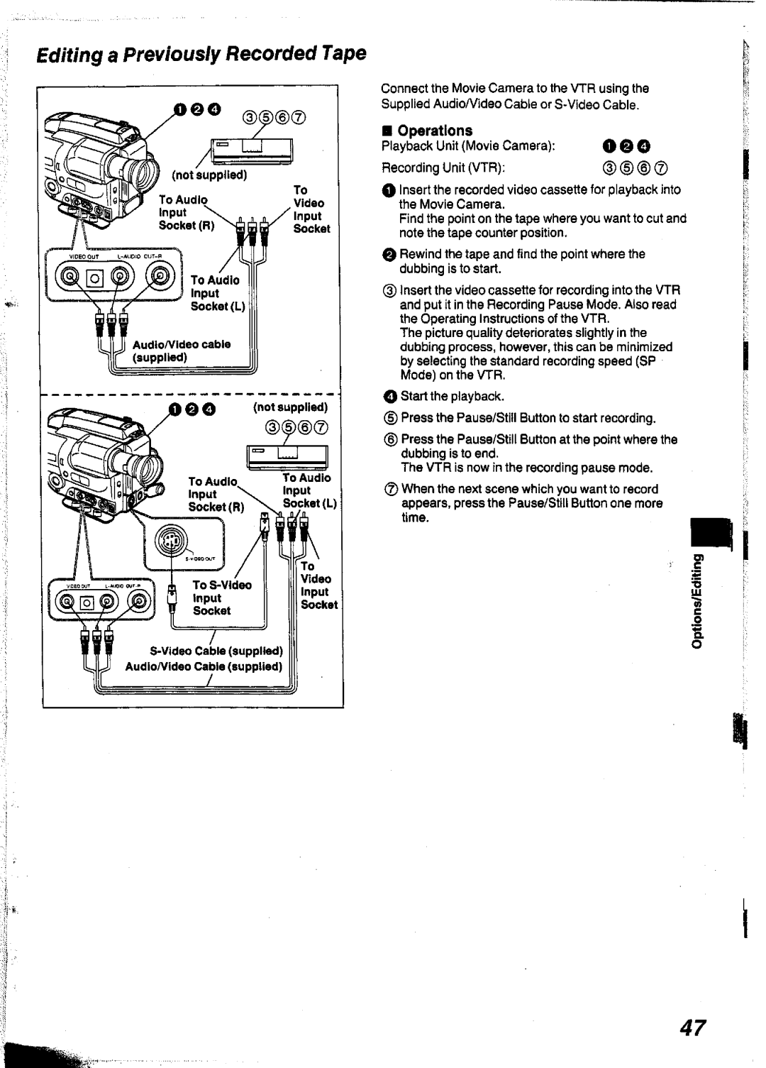 Panasonic NVS90A manual 