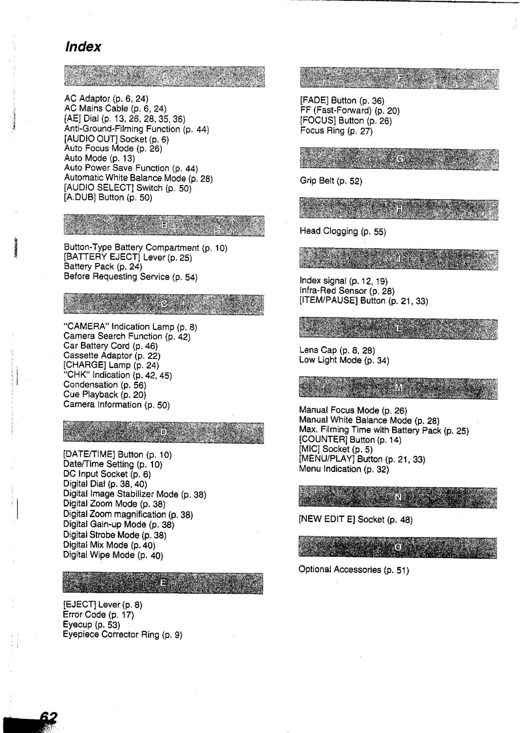 Panasonic NVS90A manual 